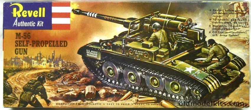 Revell 1/40 M-56 Self Propelled Gun - 'S' Issue, H540-98 plastic model kit